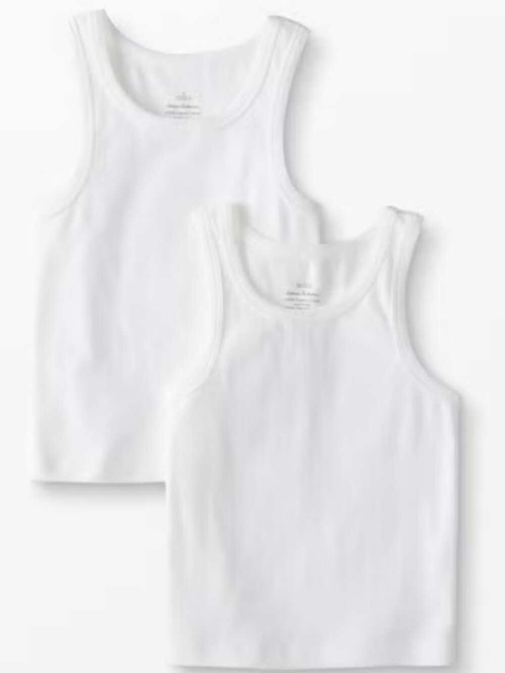HANNA ANDERSSON Tank Undershirt Organic Cotton 2-Pack - 100/110/S (PRE-LOVED)